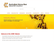 Tablet Screenshot of honeybee.org.au